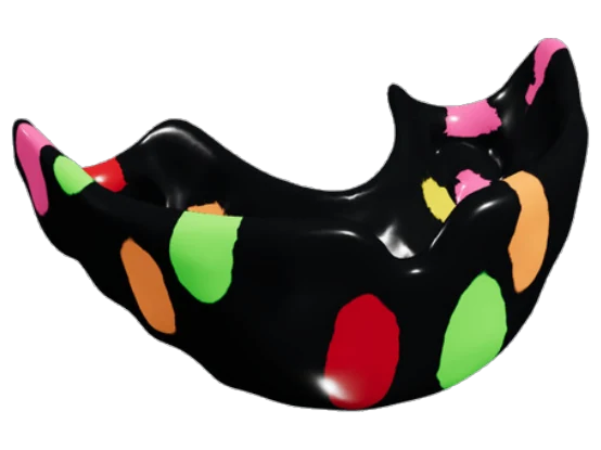 Blobs mouthguard design