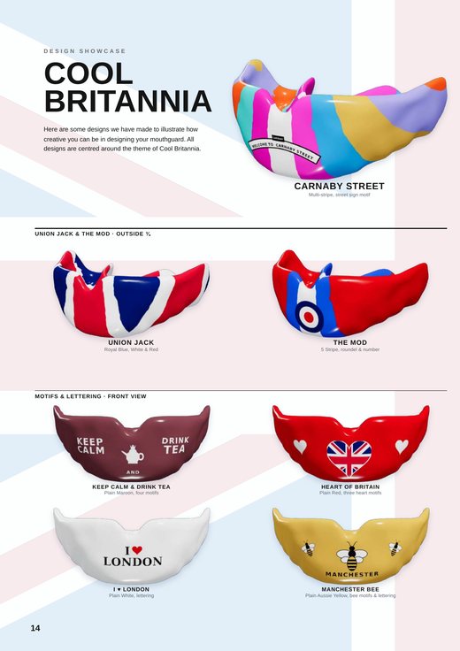 Booklet page 14: Cool Britannia design showcase