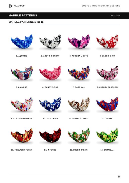 Booklet page 20: Marble patterns