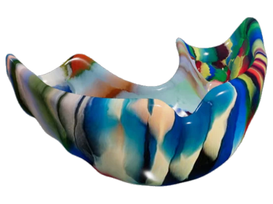 Abstracts mouthguard design
